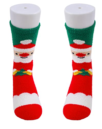 LOVENJOY Kuschelsocken Weihnachten Kinder Baby Haussocken...