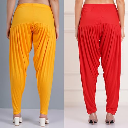 Image of Buy That Trendz Womens Patiala Pants Cotton Viscose Patiyala Salwar Harem Bottoms Pants
