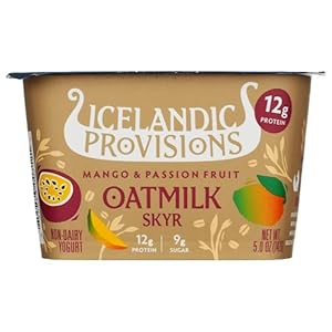 Icelandic Provisions, Yogurt Skyr Oat Mango Passion Fruit, 5 Ounce