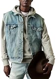 Levi's Mężczyźni Relaxed Trucker Vest 0, Kentucky Blue Vest, XL