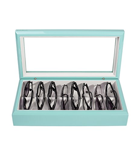Image of OYOBox Maxi Luxury Eyewear Organizer, Lacquered Wood Box for Glasses + Sunglasses