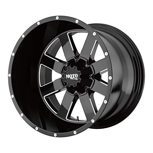 Moto Metal MO962 17x10 6x135/6x5.5" -24mm Black/Milled Wheel Rim 17" Inch