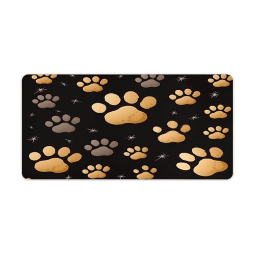 Mousepad protector de escritorio grande de goma 30x60 cm miniatura 1