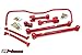 UMI Performance ABR813-R GM A-Body UMI Perf. Rear Upper & Lower Control Arm Kit w/ Sway Bar - Red