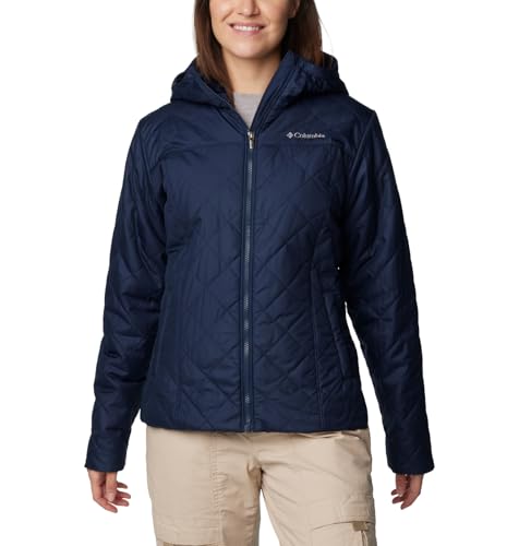 Columbia Women's Copper Crest II Hooded Jacket, Collegiate Navy, X-Large
