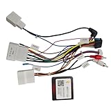 DVRMEDIA Car Stereo Wire Harness for Toyota Camry 4Runner Corolla Highlander Tundra Sienna Tacoma, 16 PIN Power Cable with Canbus for Toyota Aftermarket Radio Support J-B-L Amplifier SWC