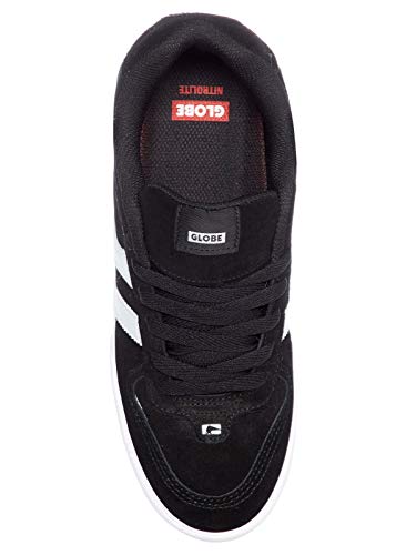 Image of Globe Men's Encore-2 Skateboarding Shoes, Black (Black /White), 13 UK (48 EU)