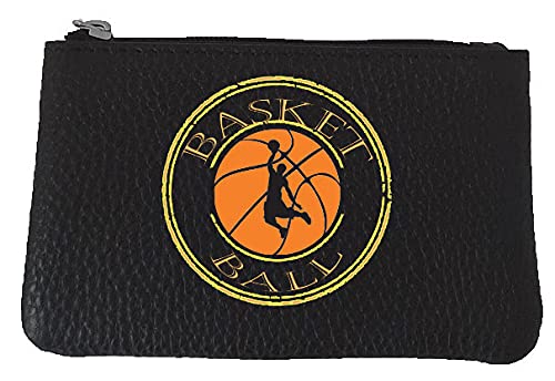 Syl'la Basket Porte Monnaie et cle en Cuir Noir