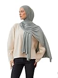 Hijab léger en jersey | Hijab respirant pour petits visages ou jeunes filles (Mint)