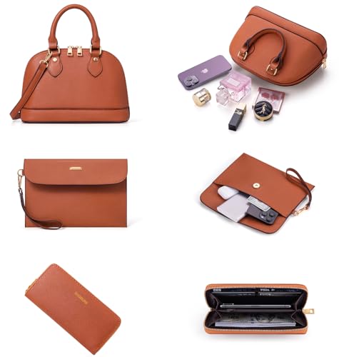 4PCS-Women-Fashion-Handbags-Purses-Wallet-Tote-Shoulder-Bags-Casual-Crossbody-Bags-Best-Valentines-Day-Gift-for-Ladies-Girls-Satchel-Purse-Set-4pcs