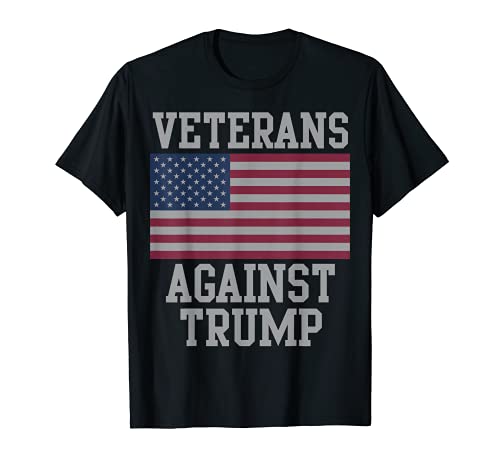 Veterans Against Trump Patriotic USA T-Shirt T-Shirt