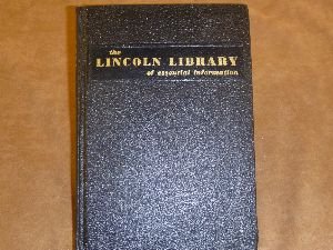 Hardcover Lincoln Library of Essential Information (2 Volume Set) Book