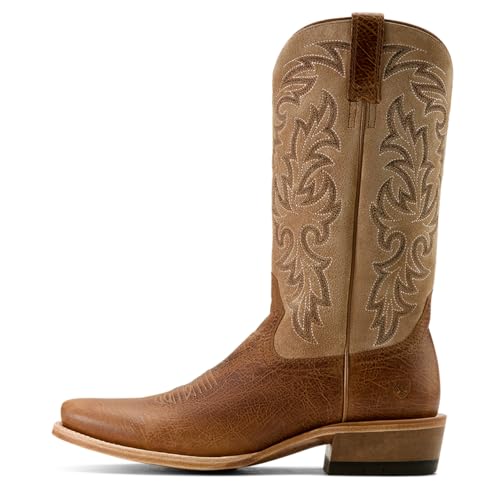 Ariat Men's Futurity Champ Cowboy Boot, Tan Tone/Truly Taupe, 10.52