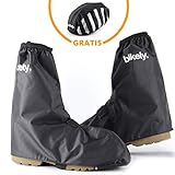 🎁 [GRATIS HELMÜBERZUG] Unsere wasserdichten Schuhüberzieher werden mit deinem gratis Helmüberzug geliefert. Dieser sorgt dafür, dass Ihr Helm und nicht nass wird. Zusammen mit den Überschuhen ist es die perfekte Kombination, um beim Fahrradfahren trocken zu bleiben.