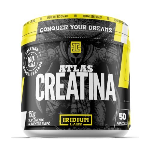 Iridium Labs Creatina Atlas 100% Pura - 150g - 50 doses - Monohid...