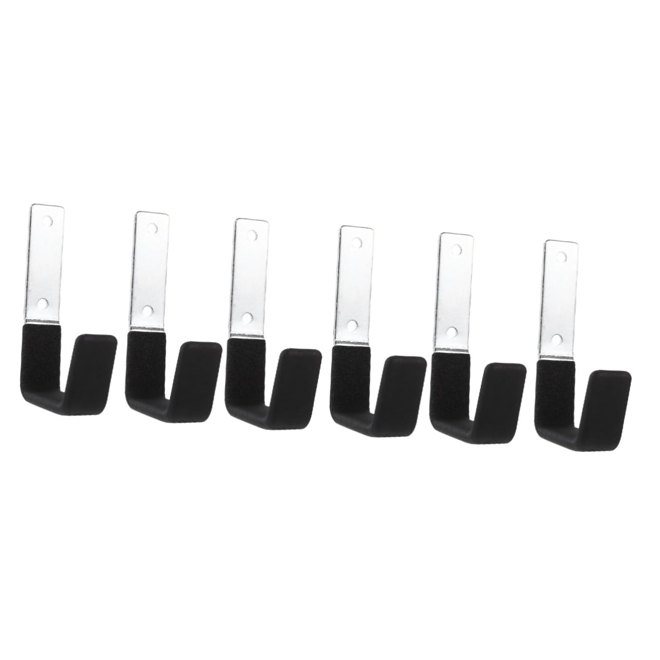 Homoyoyo 6pezzi Ganci Da Garage Heavy Duty Supporti Per Utensili Hangers Metallo Per Organizzazione Efficiente Di Bici Strumenti e Attrezzi Da Giardino Facile Installazione Parete Per Spazi