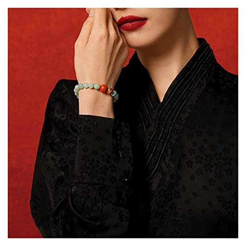 Birthday Gifts For Women Jadeite Agate Larimar Beaded Bracelet Gemstone Vintage Ethnic Handmade Rope Charms Bracelets #TOP3