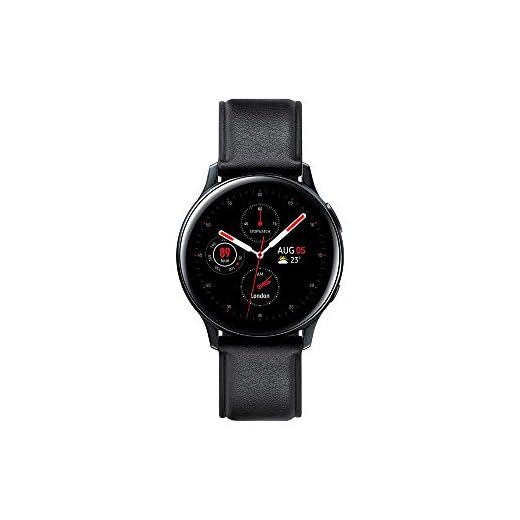 Samsung - Montre Galaxy Watch Active 2 4G - Acier 40 mm - Noir Carbone - Version Française