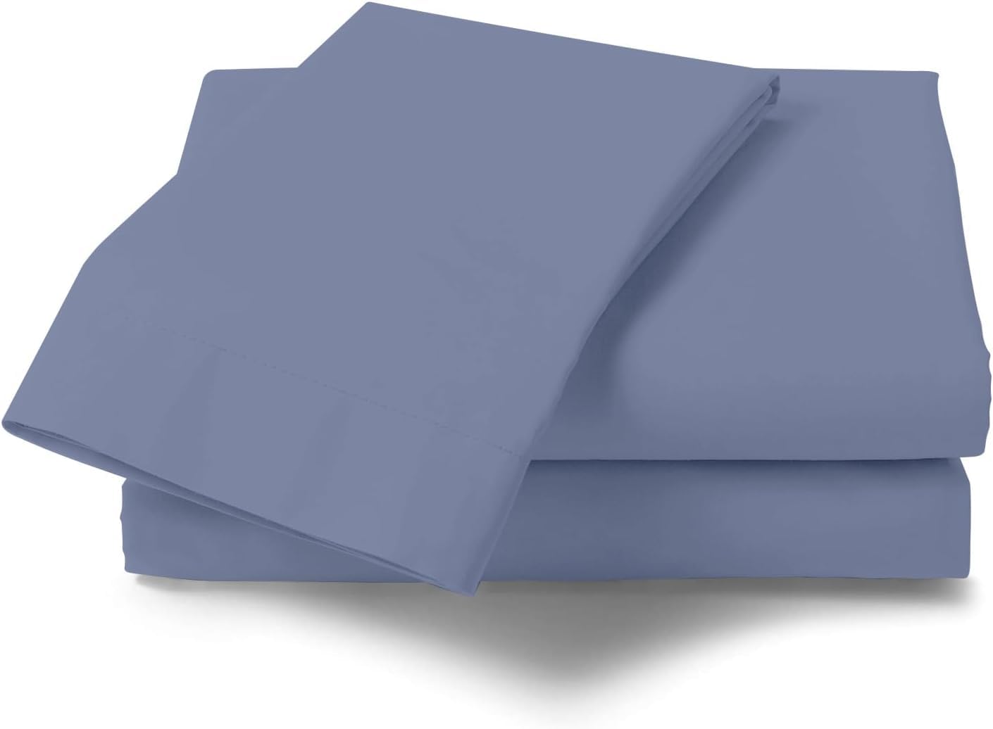 Gc Gaveno Cavailia Blue 180 Thread Count Percale Flat Sheet, King Size,