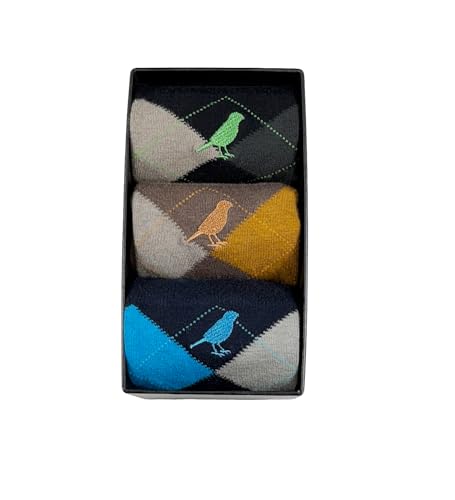 Men’s Cotton Crew Dress Socks – Ultra-Soft, Breathable, Everyday Comfort – Argyle Collection2