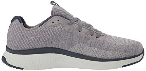 Skechers Solar Fuse - Kryzik, Tênis Esportivos, Masculino, Cinza Escuro/ Azul Escuro, 41