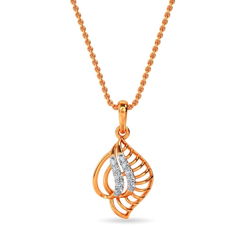 Image of KISNA JEWELS 14KT|18KT BIS Hallmark Pure Gold Pendant for Women