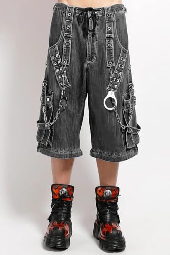 Lock Up Pants [Black Denim]4
