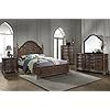 Tuscany king panel bed  urban country home decor