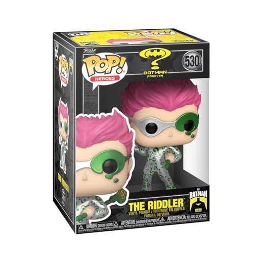 Funko Pop! Movies: BM Forever - The Riddler - Metálico - Batman Forever 1995 - Figura de Vinilo Coleccionable - Idea de Regalo- Mercancia Oficial - Juguetes para Niños y Adultos - Movies Fans