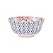 Produktbild BUTLERS Ornaments Schale mit Muster in Blau-Rot 520 ml - Müslischale, Salatschale, Dessertschale, Suppenschale