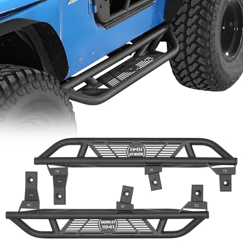 Estribos laterales para Jeep Wrangler TJ 1997-2006 miniatura 1