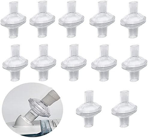 Filters for Cpap Machine - 12 Pcs Cpap Filters fit Inline Filters Compatible with Resmed and Any Machine Size 22mm and 25mm Cpap Tube