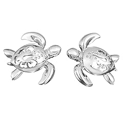 Silver - CZ Hibiscus Back - Stud