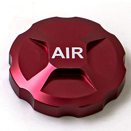 CNC-Aluminiumlegierung, Radgabel für Mountainbike, Luftgabel und Mountainbike, Ersatzteil, Zubehör (rot) Cover
