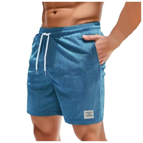Pantalones cortos deportivos casual para hombre miniatura 1