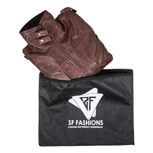 Image of Hooded Leather Jacket For Men | Bomber Leather Jacket Mens with Removable Hood