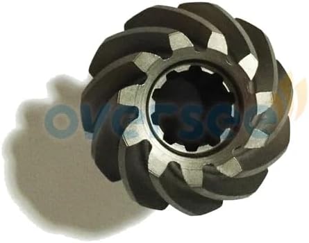 OVERSEE 57311-96311 57311-91L00 Pinion Gear For Suzuki Marine Outboard Engine DT25 DT30 25HP 30HP 11Teeth, metallochrome