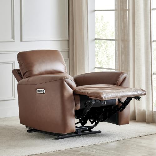 Image of Home Centre Oakley|Electric Recliner|Half Leather|1 Seater Recliner|Brown1 Year Warranty