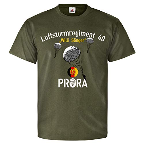 T-shirt de parachutiste 40 NVA DDR Prora Willi #25771 M