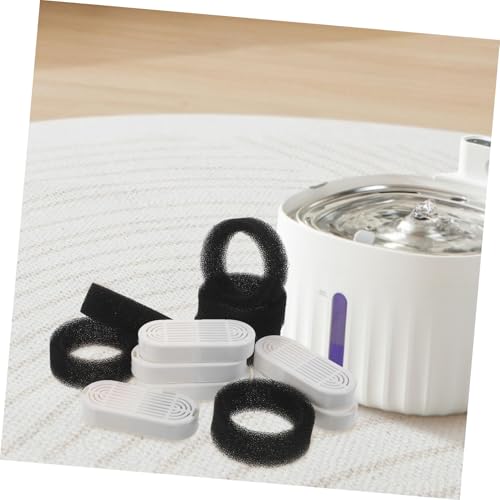 Filtro rectangular para fuente de mascotas CIYODO de 12 piezas recambio multicapa de agua 6