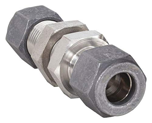Bulkhead Union, 316 SS, CPIxCPI, 3/8In