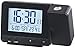 infactory Projektionswecker: Projektions-Funkwecker, Thermo-/Hygrometer, 2 Weckzeiten, USB-Ladeport (Funk Wecker Projektion)