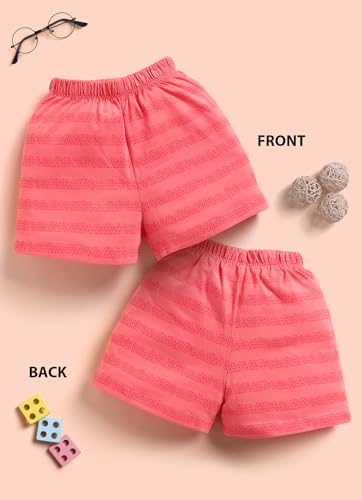 Image of LuvLap Baby Boys & Girls 100% Cotton Shorts Set Pack of 5