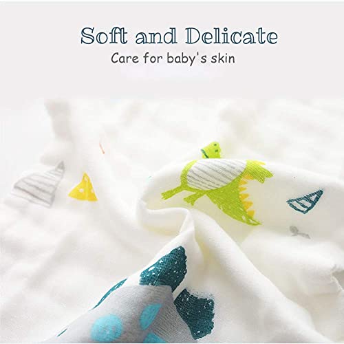 Image of Baby Muslin Washcloth Natural Purified Cotton Baby Wipes, Muslin Cotton Face Towels, Reusable Napkins for Infants Toddlers (1 Pack Contains 5 washcloth) (1)