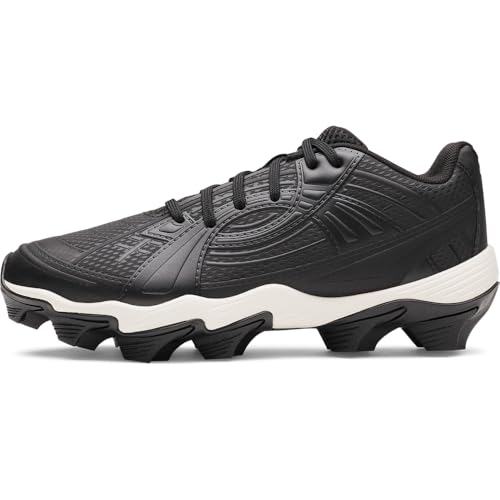 Under Armour Women's Glyde Sola RM Softball Cleats, (001) Black/White/Black, 8, US