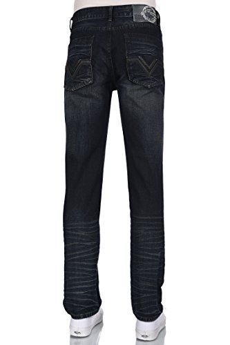 Eagle Blue Jeans Men Fashion disdressing Patch Slim Straight fit2