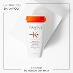 Kerastase Nutritive Bain Satin Shampoo | Gently Cleanses & Replenishes Moisture for Soft, Shiny Hair | With Plant-Based Proteins & Niacinamide | For Fine to Medium Dry Hair - Image 2