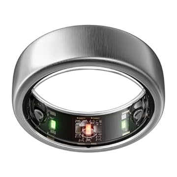 Oura Ring Gen3 Horizon - Misura 10, Brushed Titanium | Monitora sonno, frequenza cardiaca e fitness - Batteria fino a 7 giorni - Compatibile con iOS/Android - Provalo con il kit di misurazione Oura