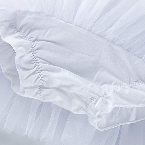 Image of Anbaby Baby Girls Soft Tutu Skirt Toddler Ruffled Pants Diaper Cover