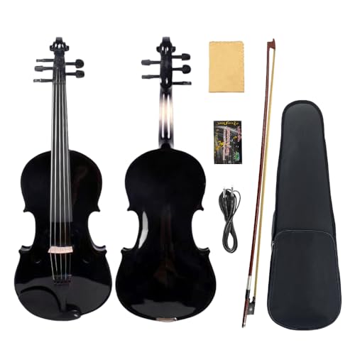 Vetimobato 16 Inch 5-String Electric Viola - FCGDA Tuning Electric Acoustic Viola for Students...